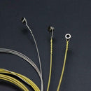 6pcs Acoustic Guitar Brass Strings Replacement Full Set Steel Core Plated