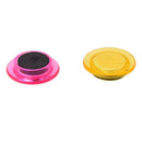 Colorful Round Plastic Cover Refrigerator Magnetic Buttons Stickers(Set of
