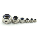 150Pcs 304 Stainless Steel Lock Nut Assortment Kit For Hardware Accessories