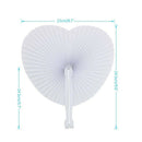 48 pcs Fan White Paper Deco Decoration Wedding Party Gift for the Guests An R8Z3