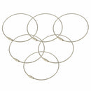 Stainless Steel Aircraft Cable Wire Keychain Twist Screw Lock Pack of 10-25 O7T9