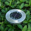 12 LED Solar Buried Light Path Waterproof Underground Lamp(1pc/Warm White)
