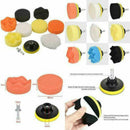 11pcs 3"/80mm Compound Drill Buffing Sponge Pads Kit for Car Sanding Polishing
