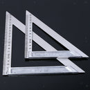 4pcs 90 Degree Triangle Rulers Stainless Steel Woodworking Measuring Tools