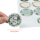 80 pcs/10 sheet Gift Sealing Stickers Thank you Design Party Gift Decor LabSEAU
