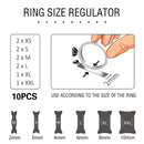 10 x Ring Size Adjuster Invisible Resizer Reducer Set Jewelry Perfect Fit Kit AU
