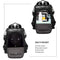 Women Backpack Purse Waterproof Anti-theft Rucksack Lightweight School Shou I9H6