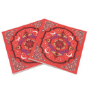 Ramadan Kareem Paper Napkin With Lamp Print Islamic Month For Muslim Eid Al