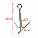 Grappling Hook Stainless Steel Claw Outdoor Climbing Mountaineering Survival New
