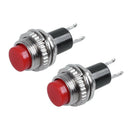 5 x 9.5mm Momentary 1 NO Red Green Cap Push Button Switch AC 250V/1.5A