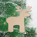 Home Decor Christmas Tree Plaque Presents Treetop Decor Ornament Deer