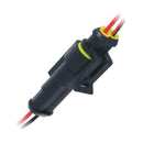 10 Sets 2Pin Car Waterproof Electrical Connector Plug with Wire Marine