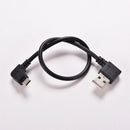 Micro USB 5 Pin Male to 2.0 A Male Cable Converter 90 Degree Adapter Right LI