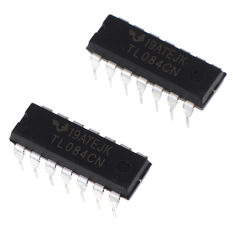 10 PCS TL084CN Inline DIP-14 Quad Operational Amplifier JFET Linear Buffer U Ew