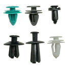 Cars Body Plastic Push Pin Rivet Fasteners Trim Moulding Clip Assortments 730Pc