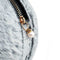 Small Round Messenger Bags Women Plush Shoulder Crossbody Handbags (Gray)