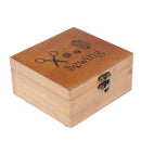 Wooden Sewing Kits Sewing Boxes and Baskets with Sewing Accessories Kit, Good