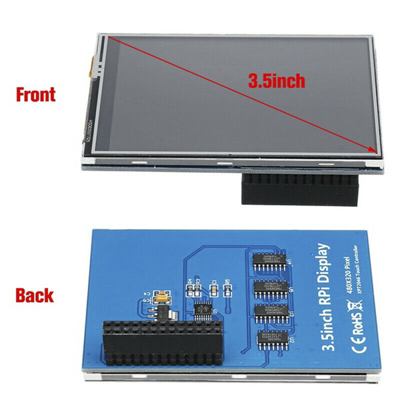 3.5" 320*480 TFT Touch Screen LCD Display Case For Raspberry Pi A B A+ 2B 3B Bg