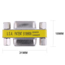RS232 DB9 9-Pin Female to Female Serial Port Connector Adapter Converter