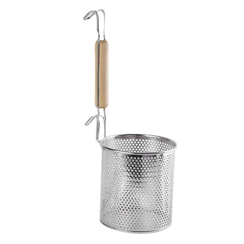 Noodle Strainer with Hook, Stainless Steel, 16cm Diameter, Deep Fry Basket