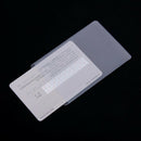 10Pcs Soft Clear Plastic Card Sleeves Protectors, for ID Cards, Band Cards,