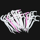 100 Pcs Dental Floss Picks Waxed Teeth Toothpicks Stick Oral Care B2N9