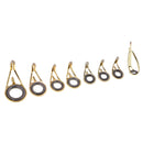 Pack of 8 Pieces Fishing Rod Guide Fishing Rod Eye Ring for Rod Building