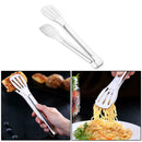 Cooking Kitchen Barbecue Food Tongs Bread Clip Stainless Steel Buffet Clamp