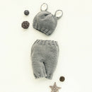 Newborn Baby Cute Crochet Knit Outfits Infant Photography Props Studio Pants Hat