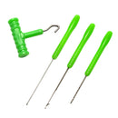 Stainless Steel Fishing Baiting Splicing Needle Rig Driller Puller Tool Set for