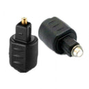 Mini Optical Audio Adapter 3.5MM Female Jack To Digital Toslink Male Plug f B8T4
