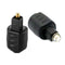 Mini Optical Audio Adapter 3.5MM Female Jack To Digital Toslink Male Plug f B8T4