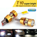 2Pcs T10 3014 27SMD White CANBUS W5W Car LED Light Bulbs Show Wide Light OZ