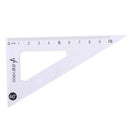 4Pcs plastic school rulers straight angled triangle protractor patchwork rule3C