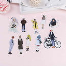 280Pcs/pack Pretty girls stickers scrapbooking DIY diary albums notebook decorBX