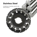 2 Pack 12 Teeth Wood Carving Disc,Manganese Steel 2.5In Wood Shaping Disc E