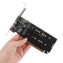 PCI 3.0 x16 to 4Port M.2 NVME SSD Adapter array card VROC Card Suport 2230 2 Hn