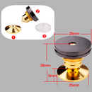 Shockproof Speaker Spike Golden Copper Stand Feet Cone Base Pads Stick-on Mat