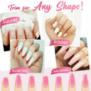 10Pcs Nail Art Non-woven Silk Fiberglass Gel Tips Extension Kit Fiber M4E3 G5N0