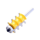 1/4 Shank Triple Double Flute Column/Face Molding Router Bits