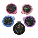 4 Pcs Mirror Folding Travel Hair Brushes - Portable Wet Magic Mini Up Hair