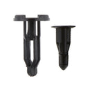 50 Pcs Nylon Bumper Push Fastener Rivet Clips Expansion Screw Kit