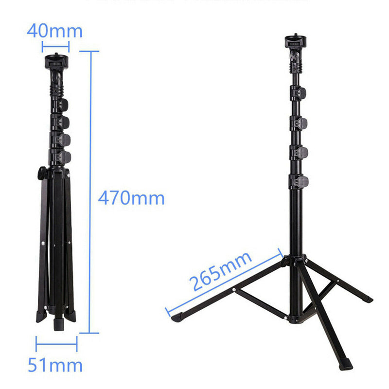 Professional Camera Phone Tripod 63 inches Extendable Tripod Stand Holder