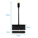 USB-C 3.1 Type C to 4K HDMI & VGA Adapter for Notebook Laptop MacBook Googl O5Q9