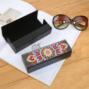 DIY Diamond Painting Leather Sunglasses Storage Box Portable Glasses Case