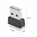 Car USB LED Cigarette Lighter Atmosphere Light Feet Lamp Decoration Lights SN9F