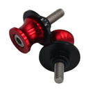 2Pcs 8mm CNC Swingarm Swing Arm Sliders Stand Bobbins Screws Universal
