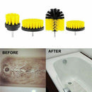 4Pcs 2/3.5/4/5 Inch Electric Drill Brush Bathroom Surfaces Tub, Tile and Gr