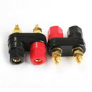 10pcs Terminal Binding Post Power Amplifier Dual 2-way Banana Plug Jack