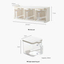 Vertically Rotatable Storage Seasoning Boxes Spice Jar Bottle With Handle A Y8Q2